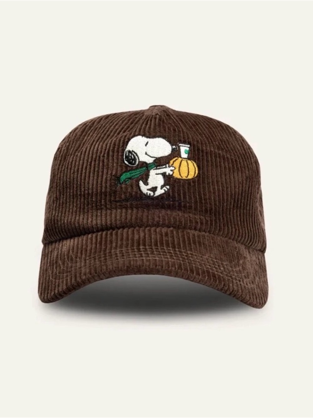 Starbucks x Peanuts Corduroy Hat | BRAND NEW | STILL IN BOX